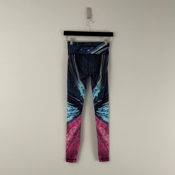 Lululemon Speed Wunder Tight Nulux Electrobeam Multi Leggings Size 4 - Picture 2 of 8